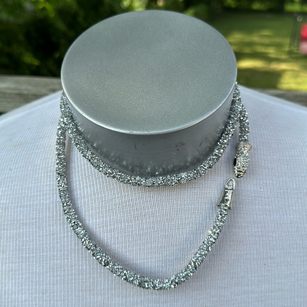 New Exaggerated Snake Shape Adjustable Chain Neck… - image 3